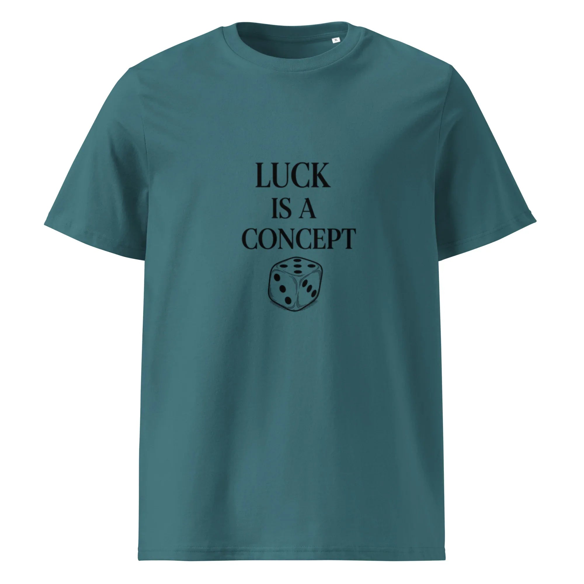 LUCK IS A CONCEPT unisex t-shirt - Printoo Shop - - gaming, t-shirt, unisex, Unisex Organic Cotton T-Shirt | Stanley/Stella STTU169