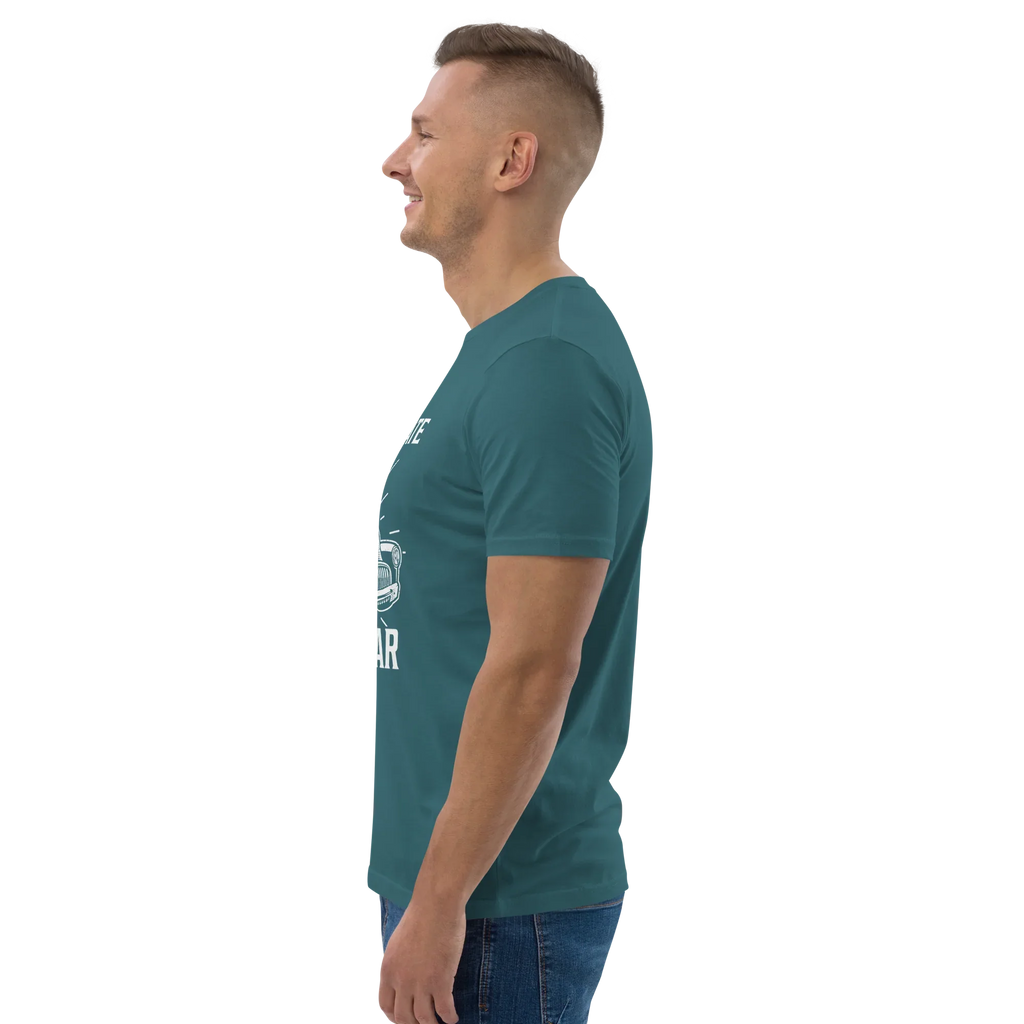 OLDMAN WITH A CLASSIC CAR unisex t-shirt - - - Printoo Shop