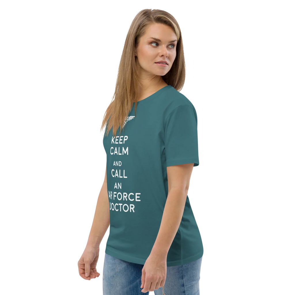 AIR FORCE DOCTOR unisex t-shirt - Printoo Shop - - Doctor, t-shirt, unisex, Unisex Organic Cotton T-Shirt | Stanley/Stella STTU169
