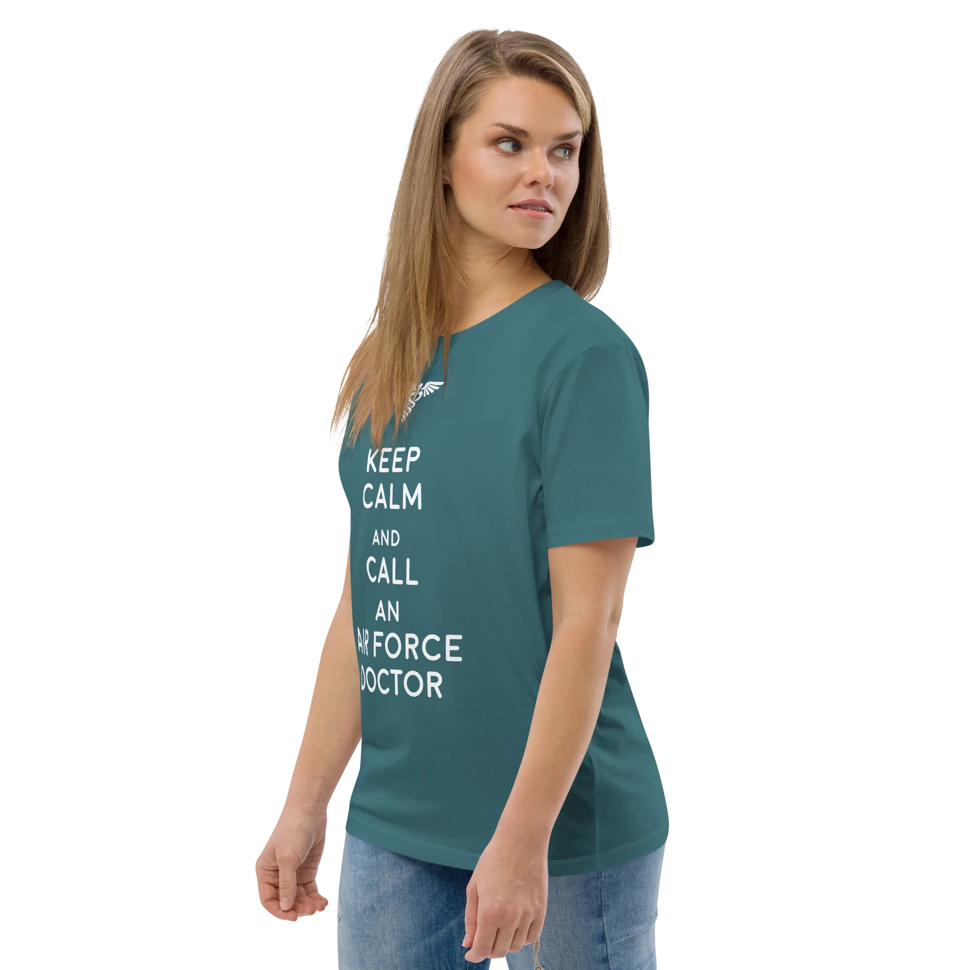 AIR FORCE DOCTOR unisex t-shirt - Printoo Shop - - Doctor, t-shirt, unisex, Unisex Organic Cotton T-Shirt | Stanley/Stella STTU169