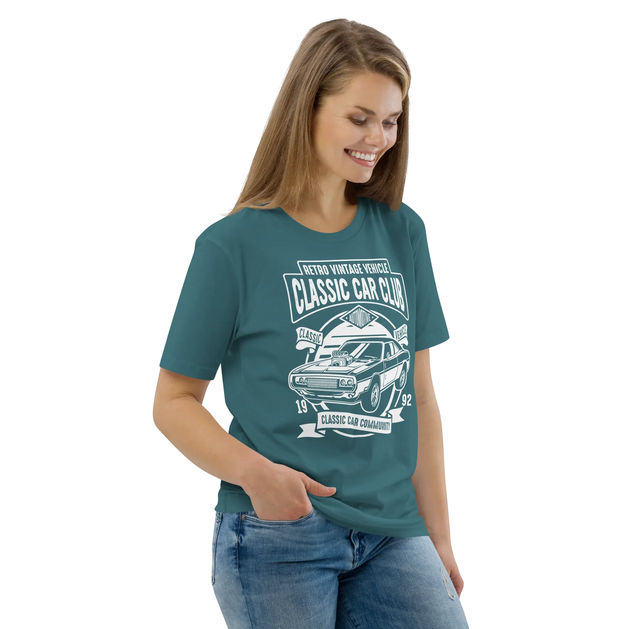 CLASSIC CAR CLUB unisex t-shirt - - - Printoo Shop