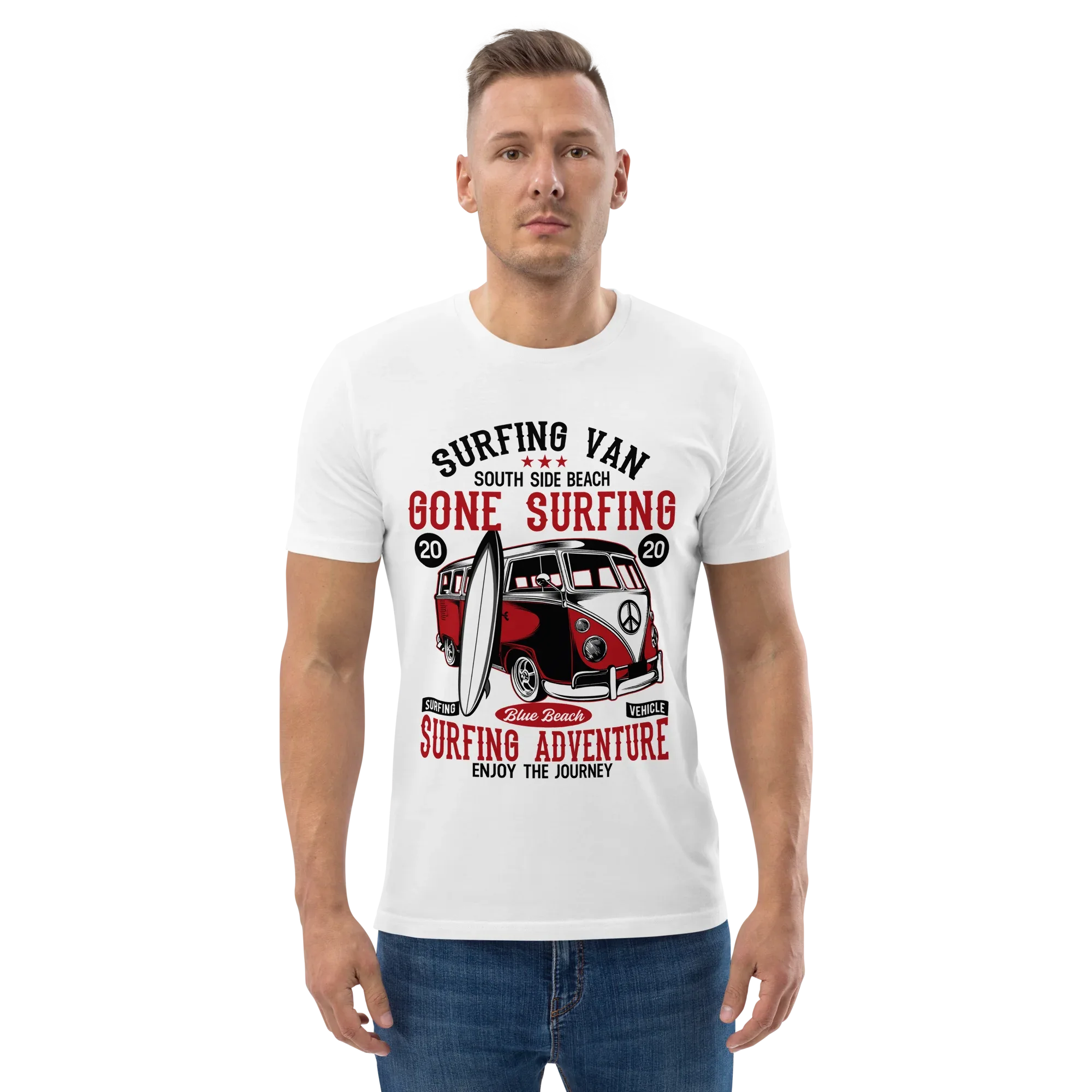 SURFING VAN unisex t-shirt - - - Printoo Shop