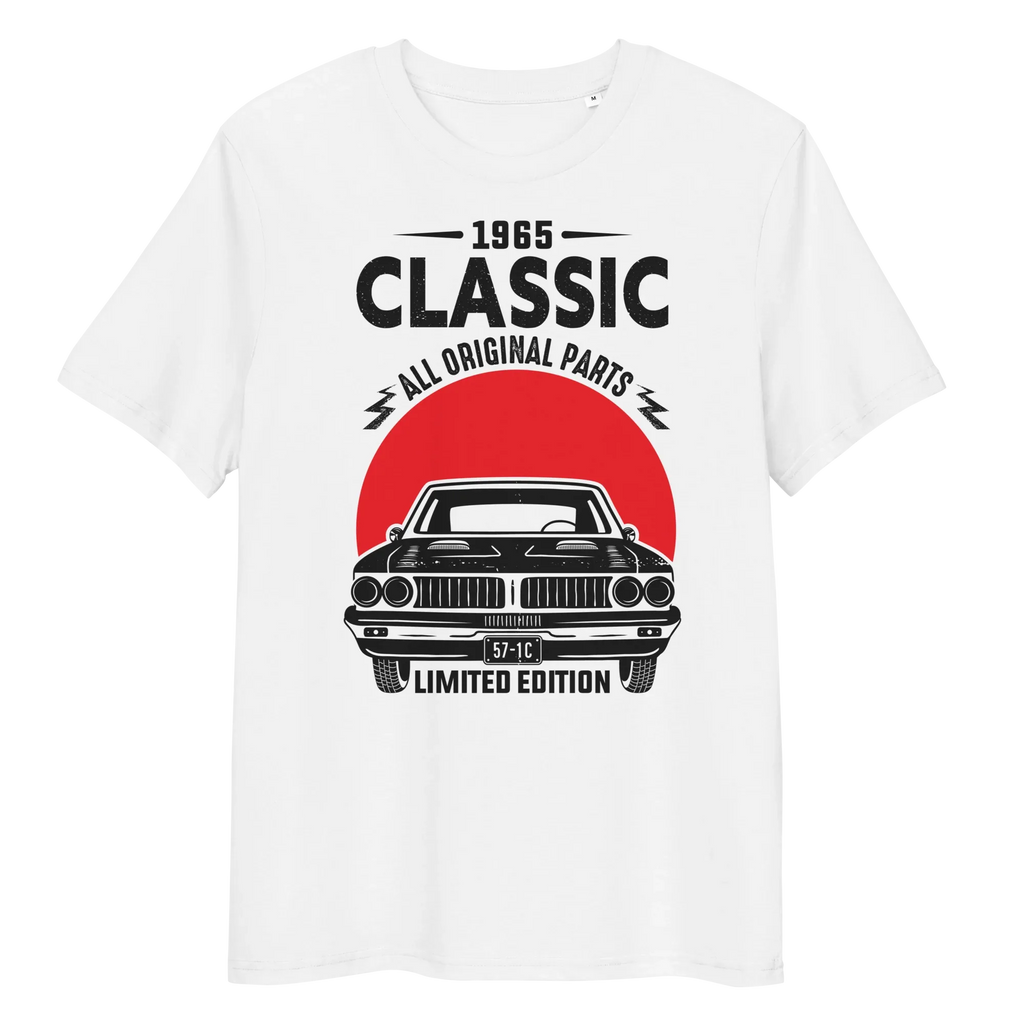 1965 CLASSIC unisex t-shirt - Printoo Shop - - cars, t-shirt, unisex, Unisex Organic Cotton T-Shirt | Stanley/Stella STTU169