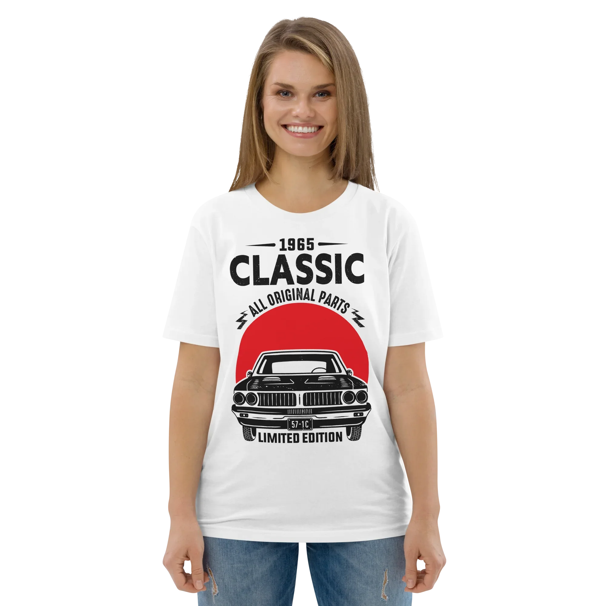 1965 CLASSIC unisex t-shirt - Printoo Shop - - cars, t-shirt, unisex, Unisex Organic Cotton T-Shirt | Stanley/Stella STTU169