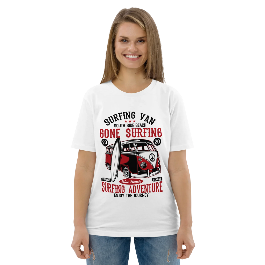 SURFING VAN unisex t-shirt - - - Printoo Shop