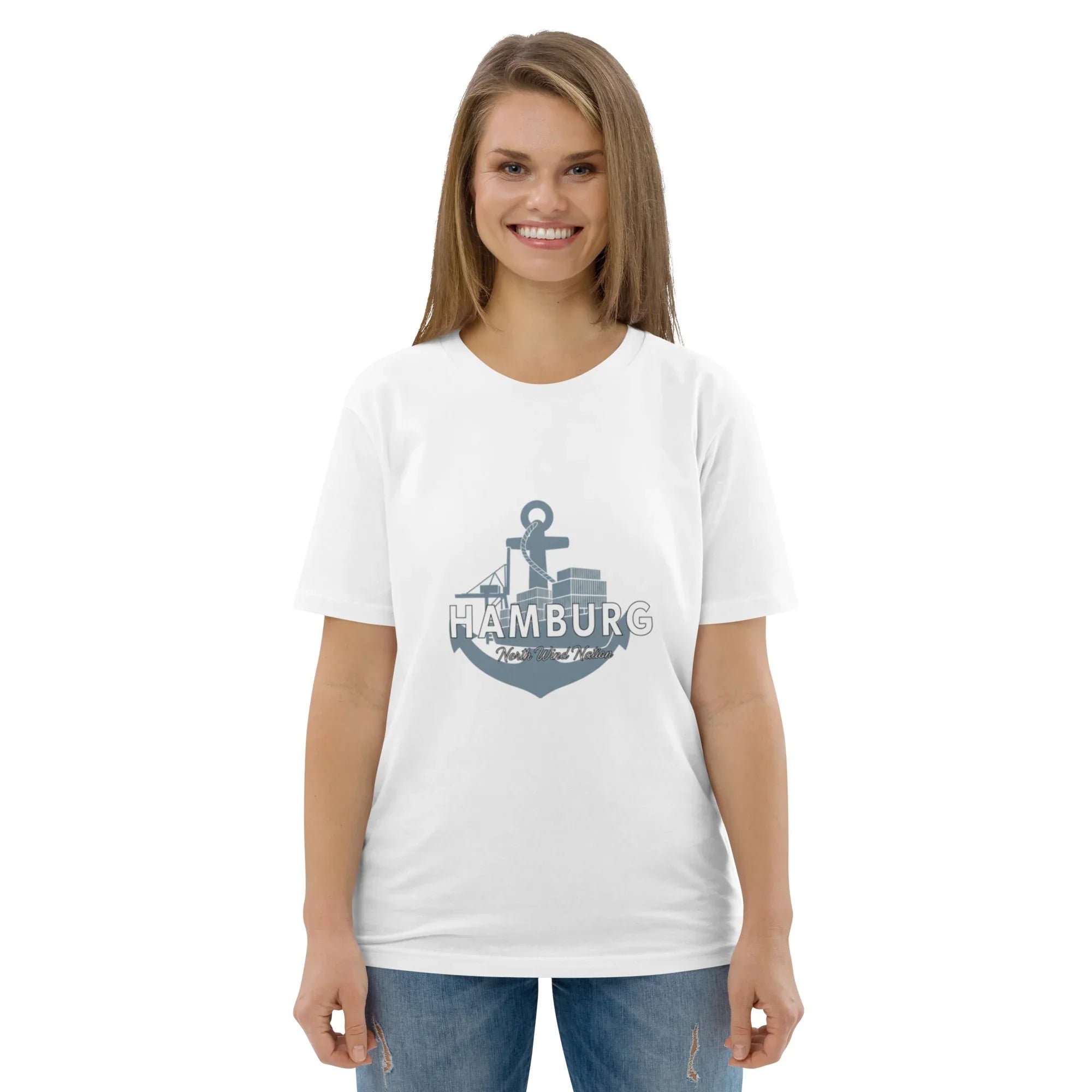 HAMBURG CITY VIBES unisex t-shirt - Printoo Shop - - City t-shirts, t-shirt, unisex, Unisex Organic Cotton T-Shirt | Stanley/Stella STTU169