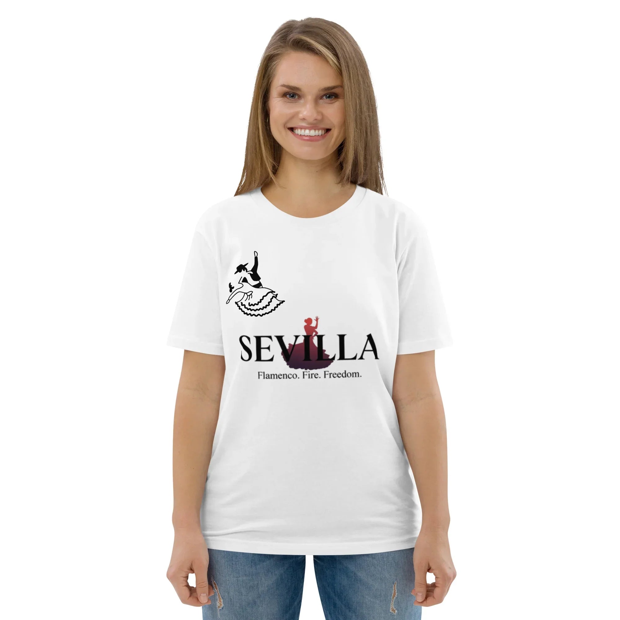 SEVILLA unisex t-shirt - Printoo Shop - - City t-shirts, t-shirt, unisex, Unisex Organic Cotton T-Shirt | Stanley/Stella STTU169