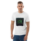 I PAUSED MY GAME TO BE HERE unisex t-shirt - Printoo Shop - - gaming, t-shirt, unisex, Unisex Organic Cotton T-Shirt | Stanley/Stella STTU169