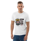 SPIN TILL YOU WIN unisex t-shirt - Printoo Shop - - gaming, t-shirt, unisex, Unisex Organic Cotton T-Shirt | Stanley/Stella STTU169