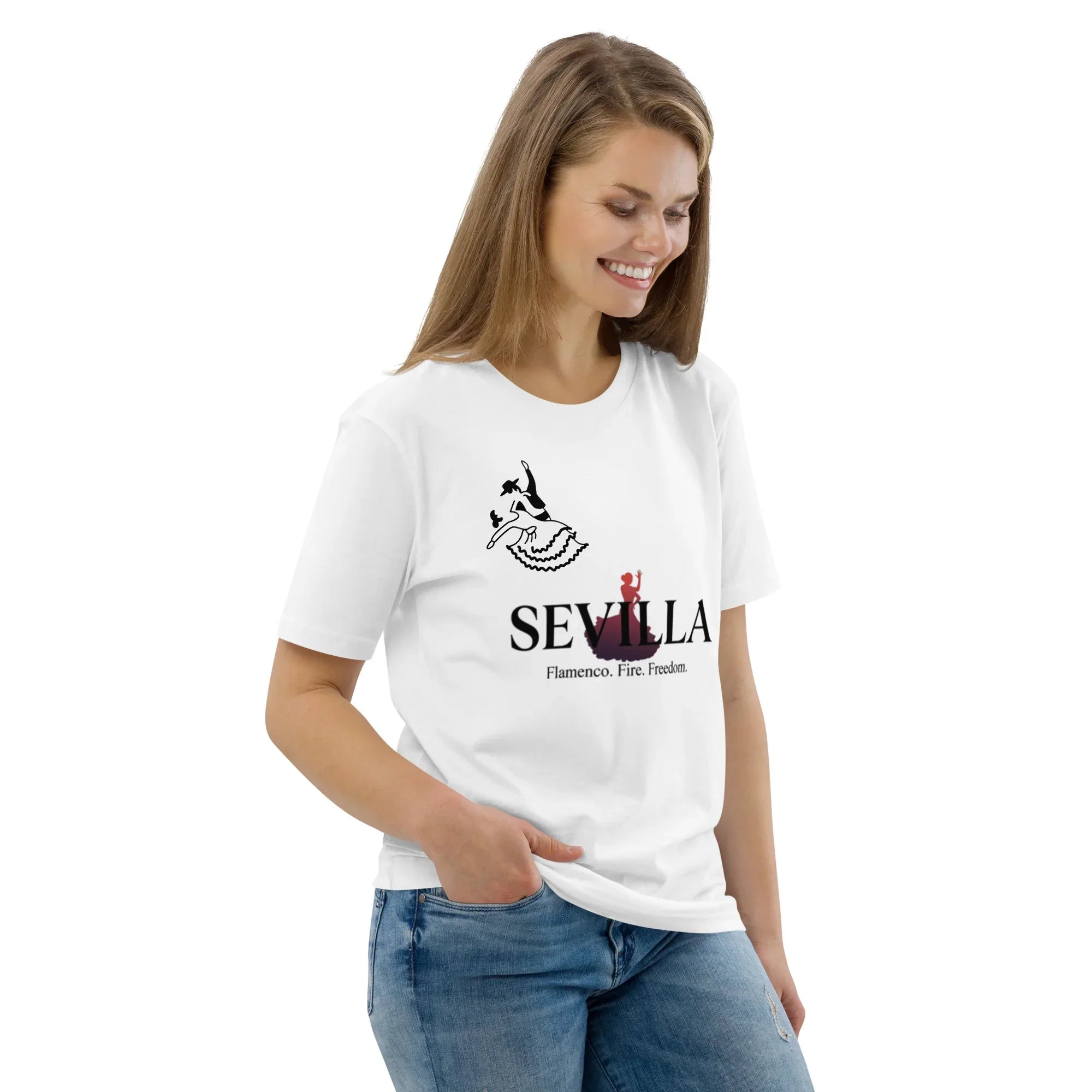 SEVILLA unisex t-shirt - Printoo Shop - - City t-shirts, t-shirt, unisex, Unisex Organic Cotton T-Shirt | Stanley/Stella STTU169