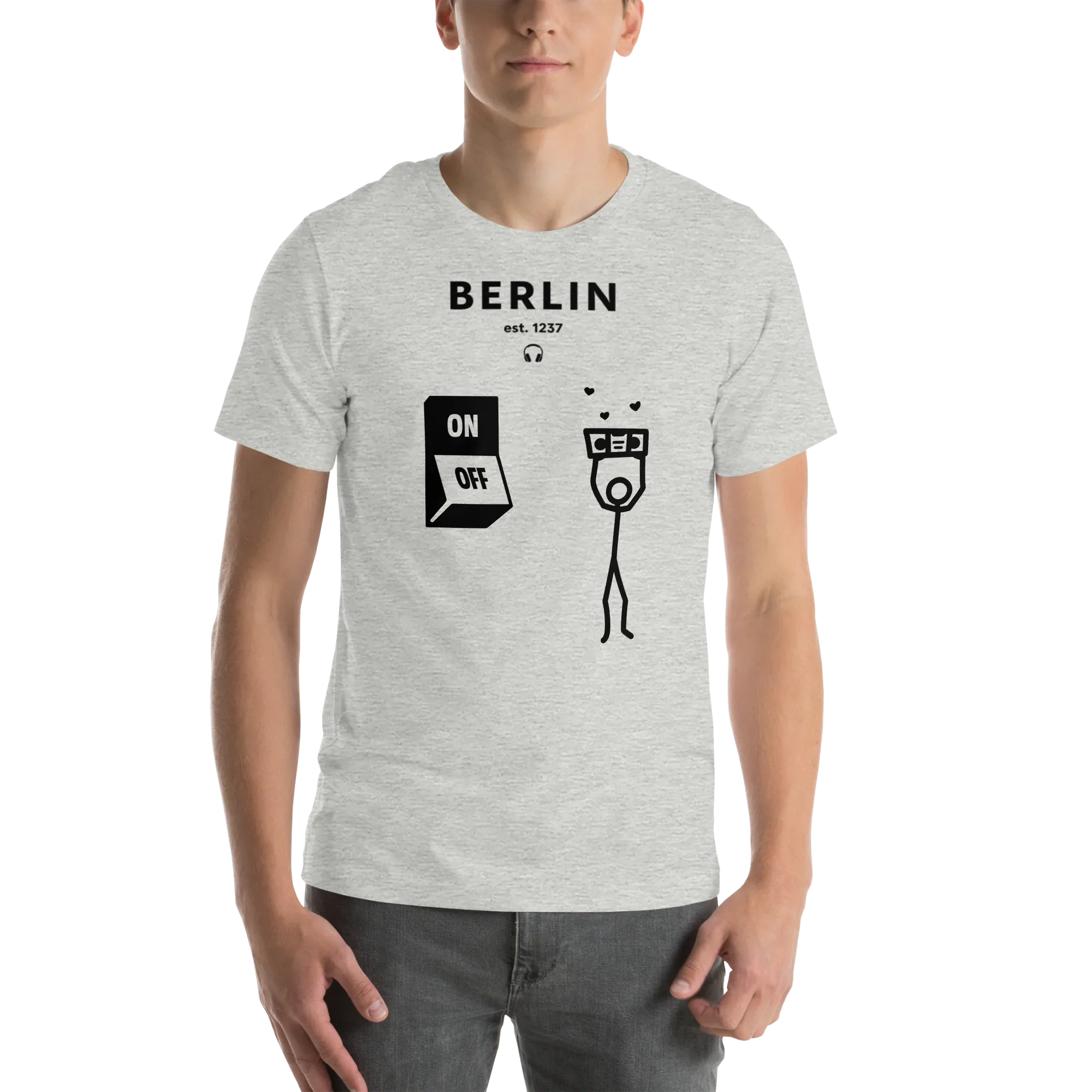 BERLIN CITY VIBES unisex t-shirt - Printoo Shop - - City t-shirts, t-shirt, Unisex Staple T-Shirt | Bella + Canvas 3001