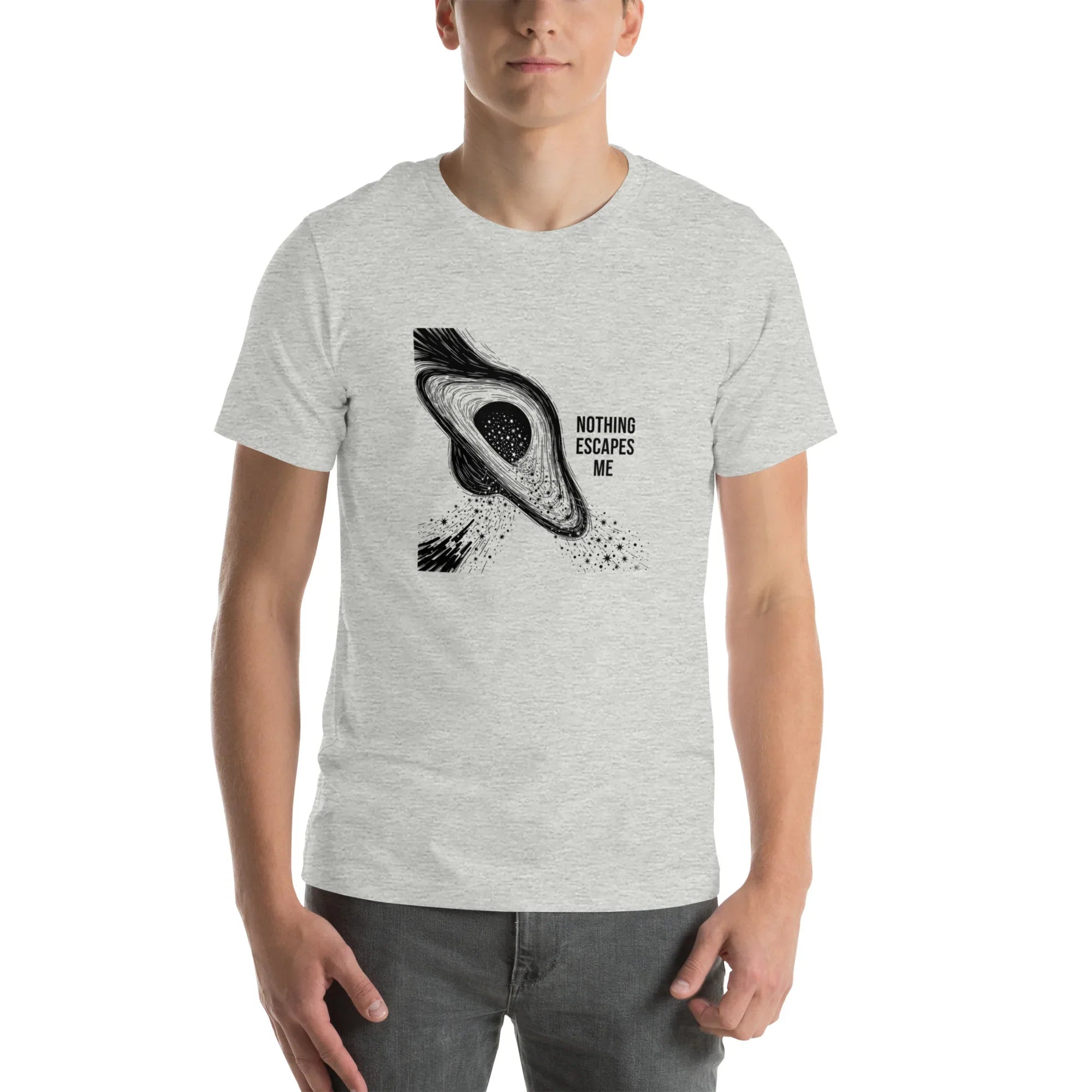 NOTHING ESCAPES ME unisex t-shirt - Printoo Shop - - Astronomy, t-shirt, unisex, Unisex Staple T-Shirt | Bella + Canvas 3001