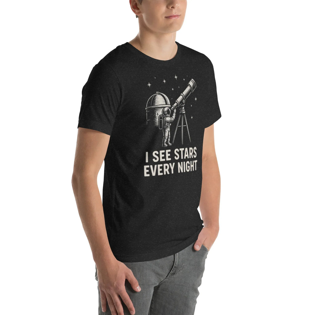 STARGAZER NIGHT SKY unisex t-shirt - - - Printoo Shop