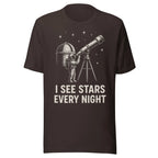 STARGAZER NIGHT SKY unisex t-shirt - - - Printoo Shop
