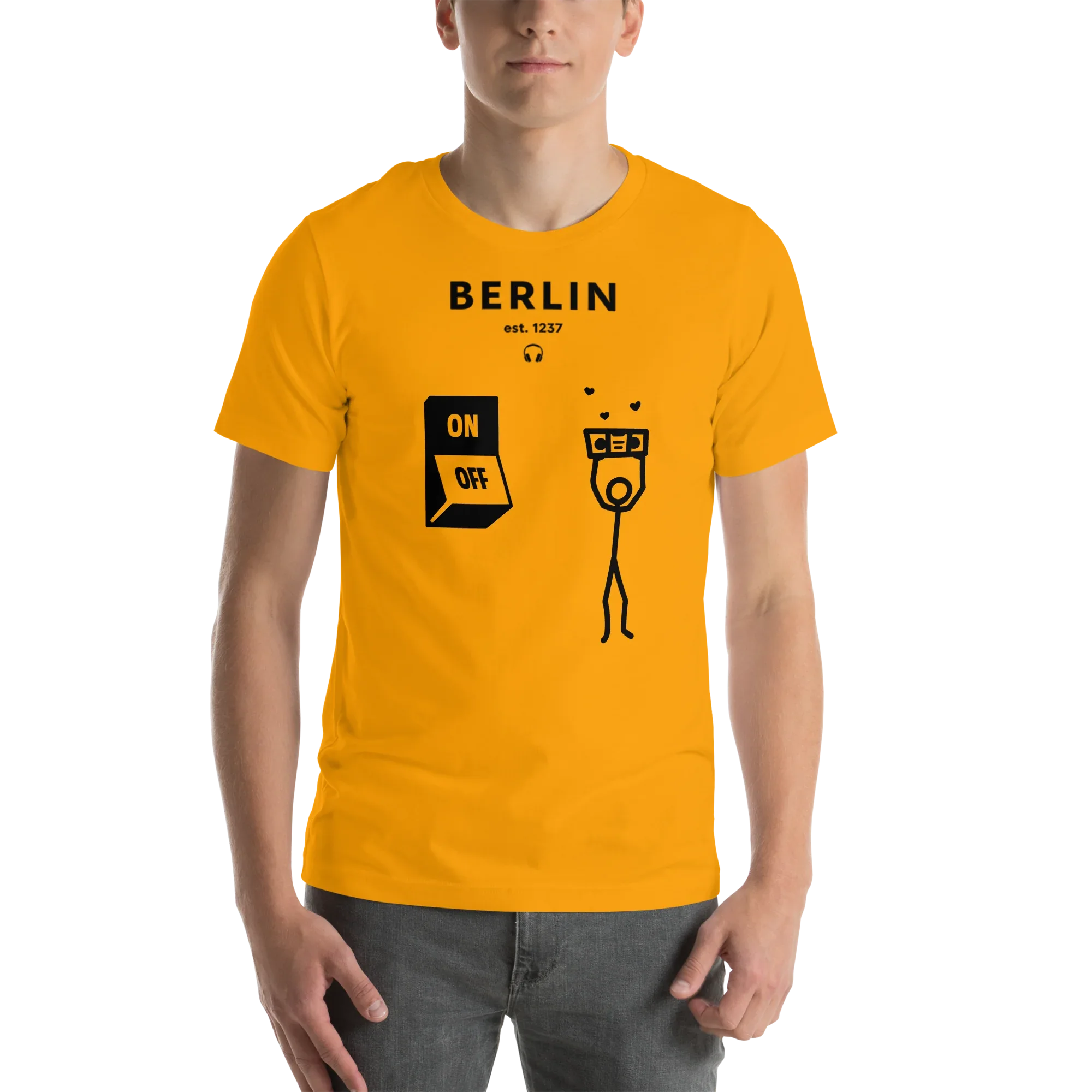 BERLIN CITY VIBES unisex t-shirt - Printoo Shop - - City t-shirts, t-shirt, Unisex Staple T-Shirt | Bella + Canvas 3001