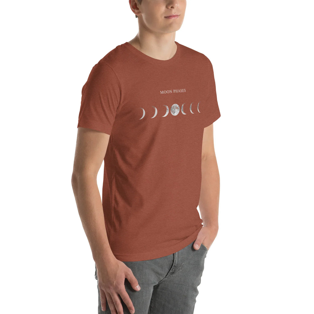MOON PHASES unisex t-shirt - - - Printoo Shop