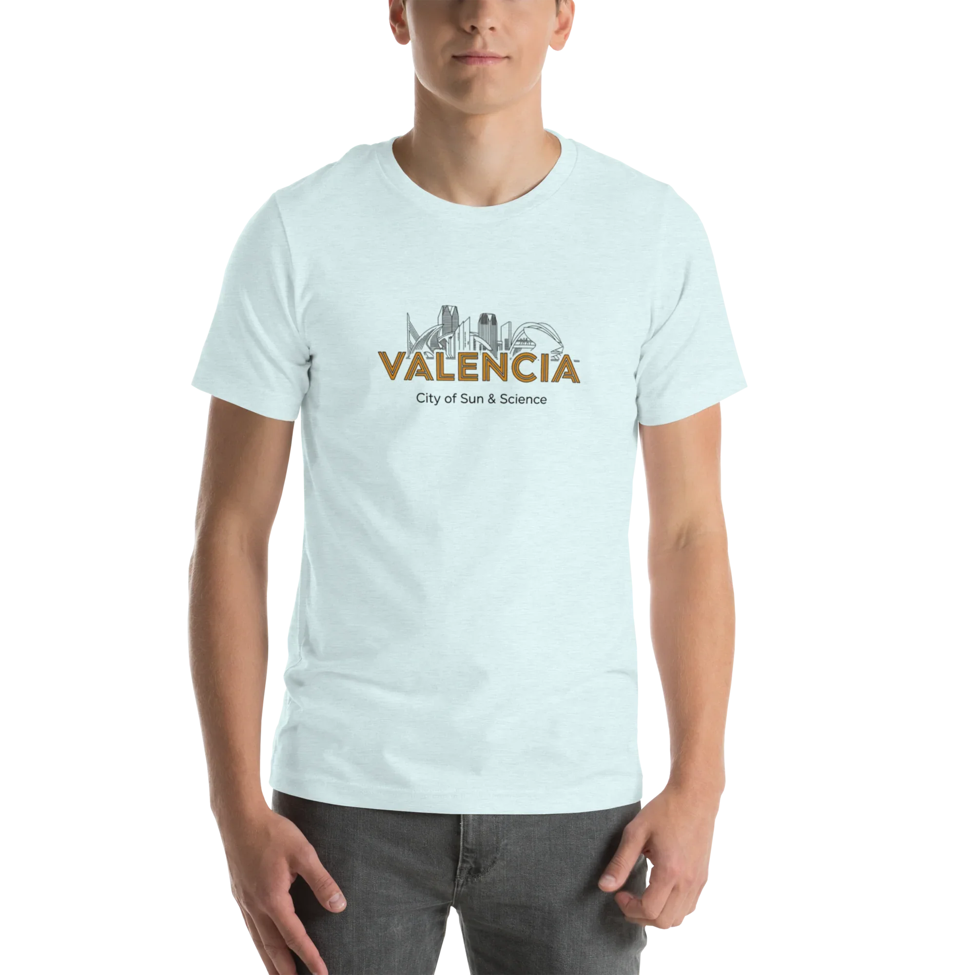 VALENCIA CITY VIBES unisex t-shirt - Printoo Shop - - City t-shirts, t-shirt, Unisex Staple T-Shirt | Bella + Canvas 3001
