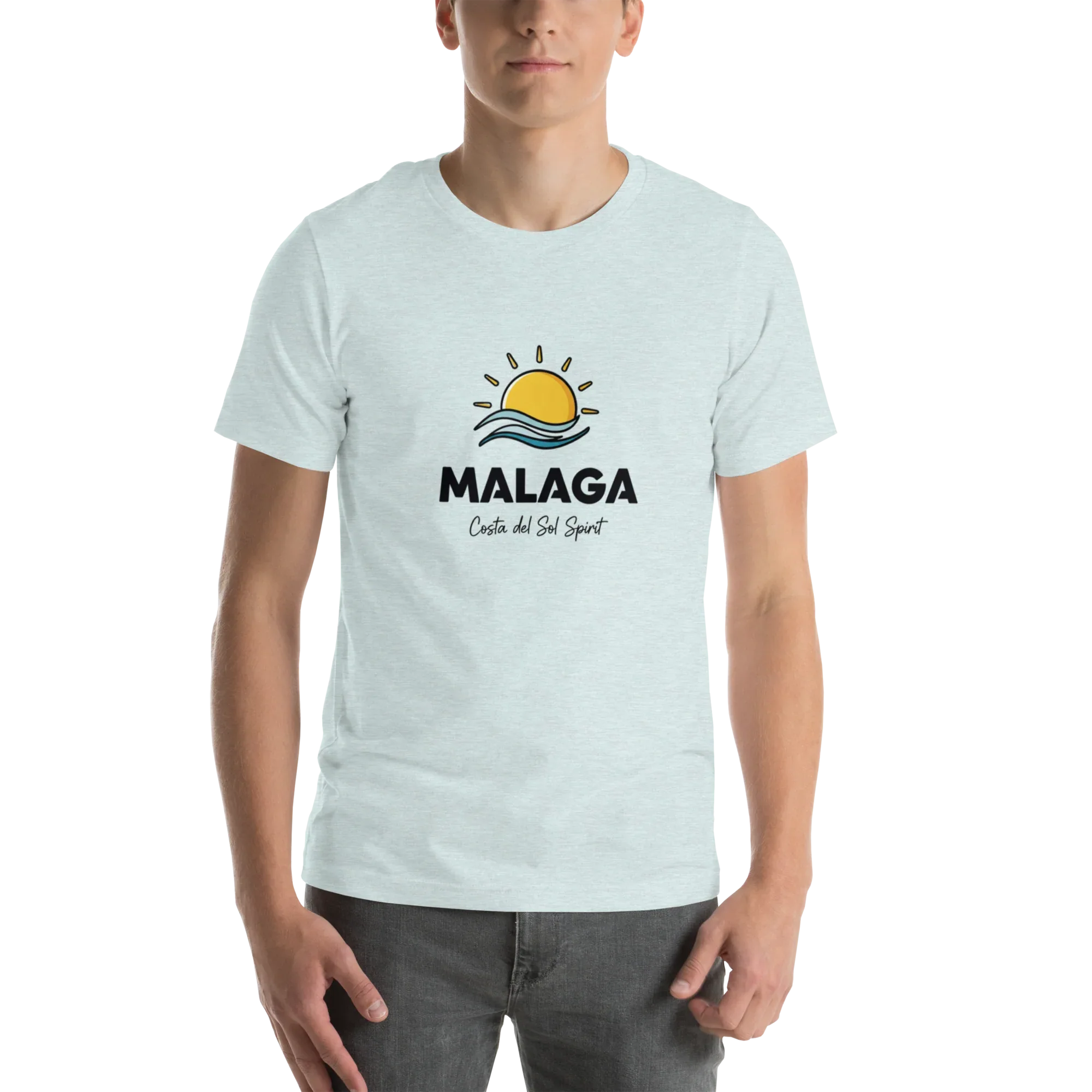 MALAGA CITY VIBES unisex t-shirt - Printoo Shop - - City t-shirts, t-shirt, Unisex Staple T-Shirt | Bella + Canvas 3001