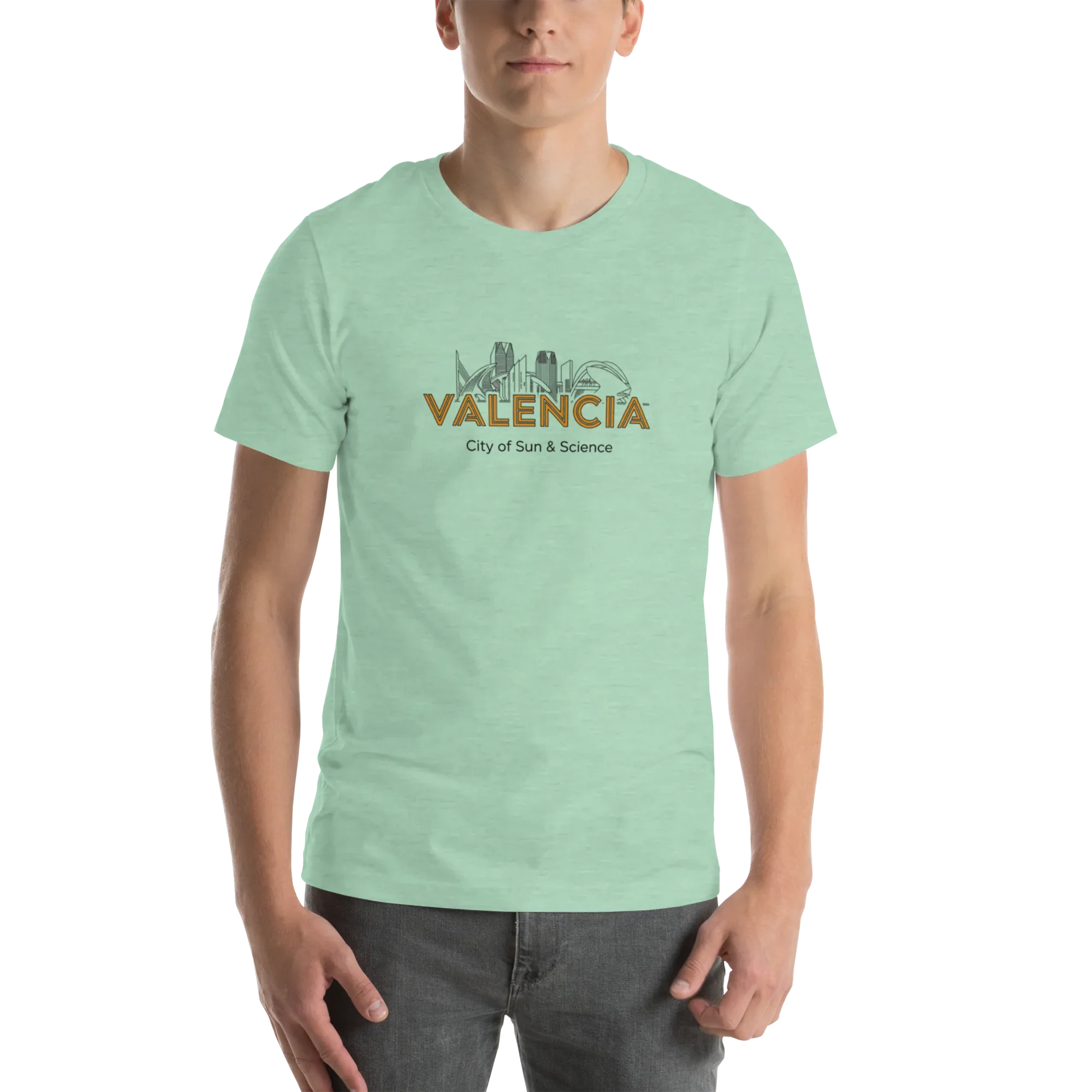 VALENCIA CITY VIBES unisex t-shirt - Printoo Shop - - City t-shirts, t-shirt, Unisex Staple T-Shirt | Bella + Canvas 3001