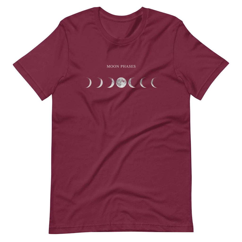 MOON PHASES unisex t-shirt - - - Printoo Shop
