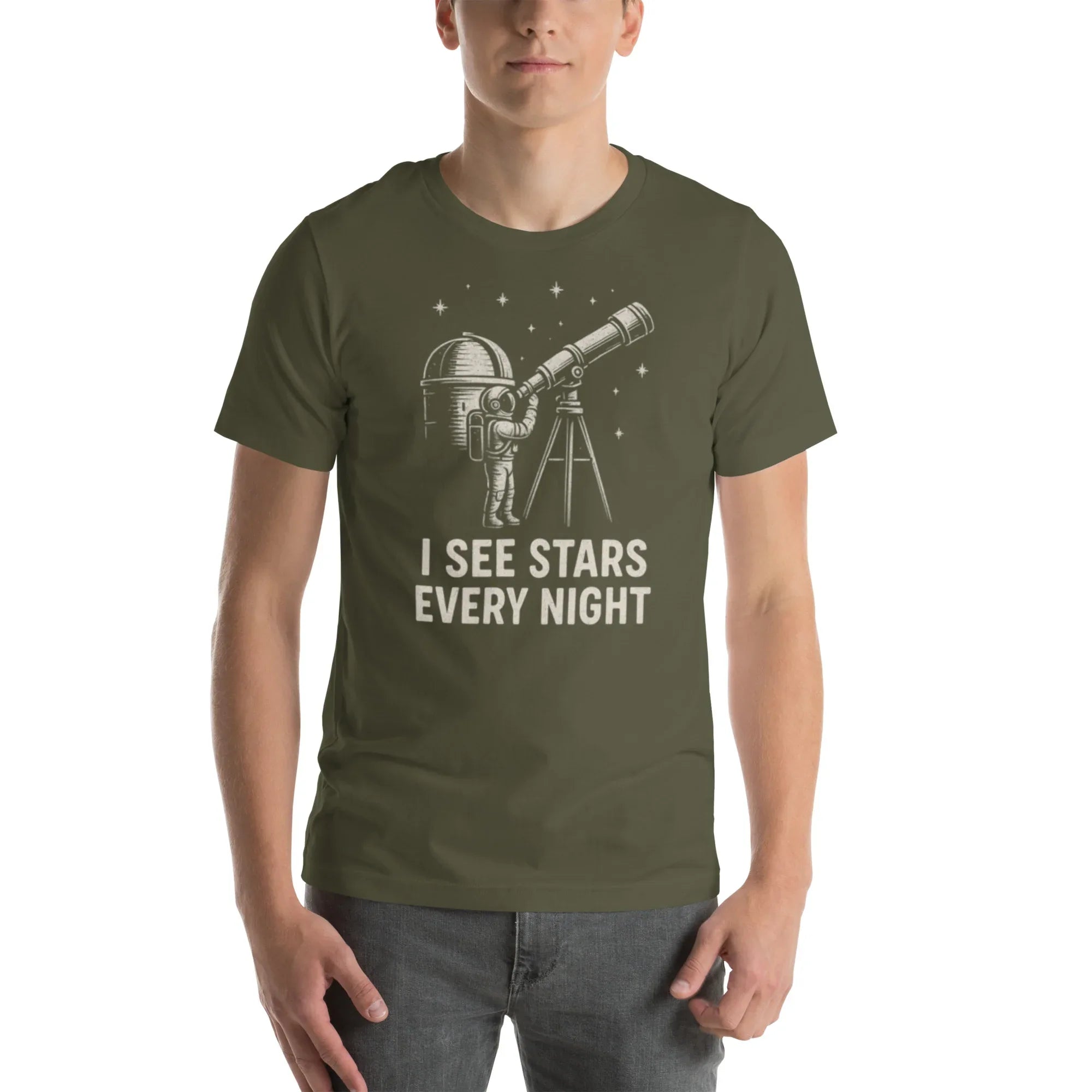 STARGAZER NIGHT SKY unisex t-shirt - Printoo Shop - - Astronomy, t-shirt, unisex, Unisex Staple T-Shirt | Bella + Canvas 3001