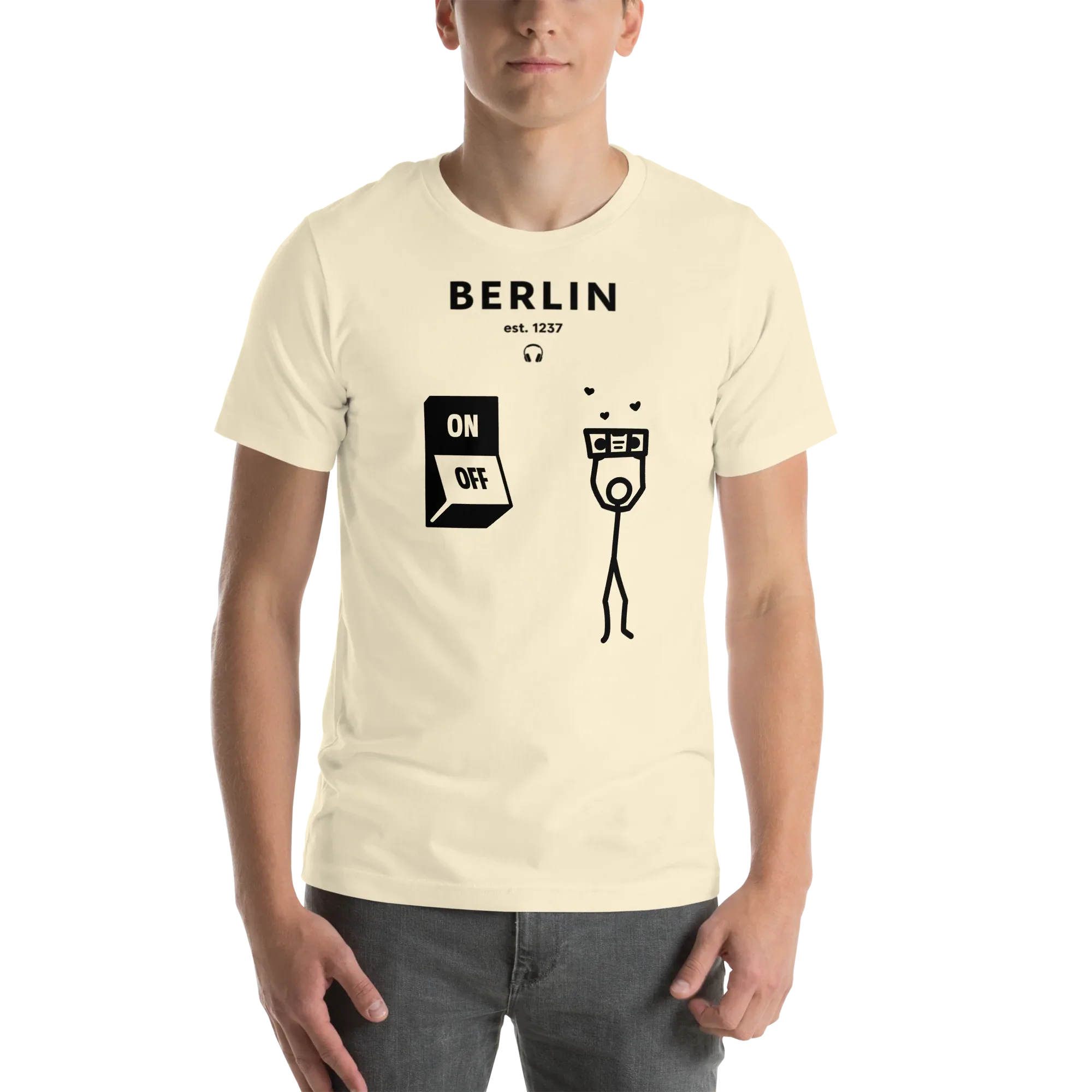BERLIN CITY VIBES unisex t-shirt - Printoo Shop - - City t-shirts, t-shirt, Unisex Staple T-Shirt | Bella + Canvas 3001
