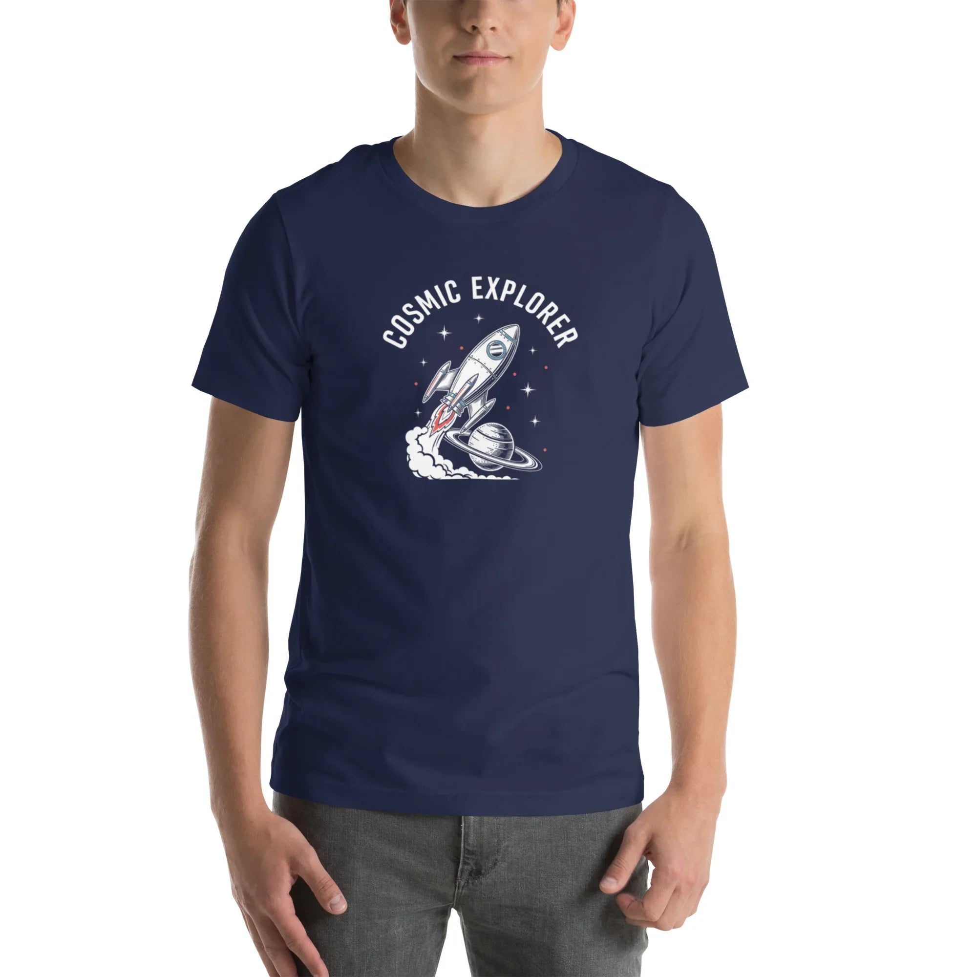 COSMIC EXPLORER unisex t-shirt - Printoo Shop - - Astronomy, t-shirt, unisex, Unisex Staple T-Shirt | Bella + Canvas 3001