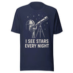 STARGAZER NIGHT SKY unisex t-shirt - - - Printoo Shop