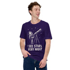 STARGAZER NIGHT SKY unisex t-shirt - - - Printoo Shop