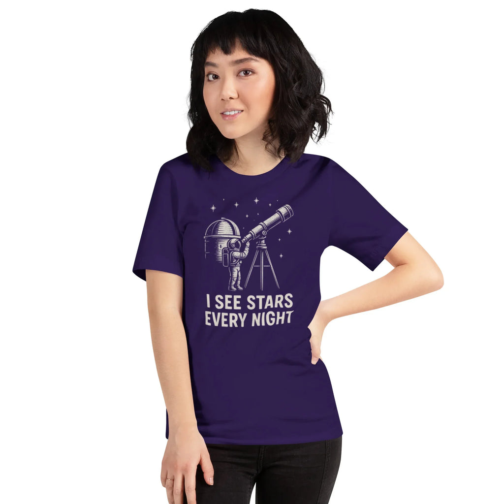 STARGAZER NIGHT SKY unisex t-shirt - - - Printoo Shop