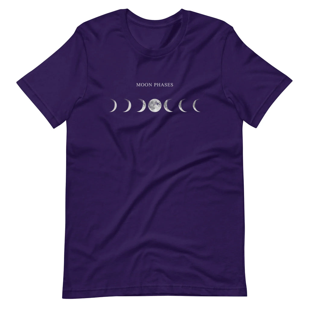 MOON PHASES unisex t-shirt - - - Printoo Shop