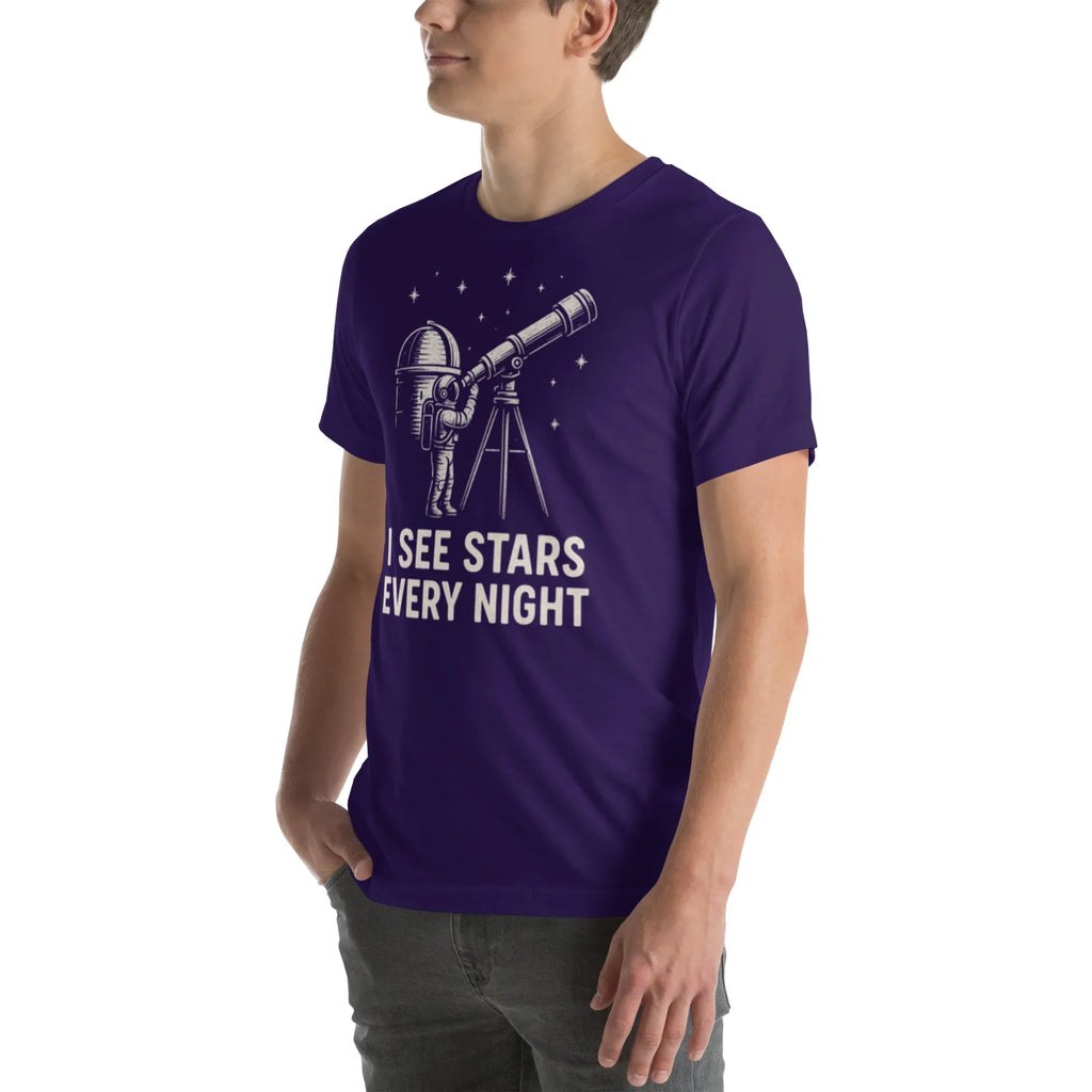 STARGAZER NIGHT SKY unisex t-shirt - - - Printoo Shop