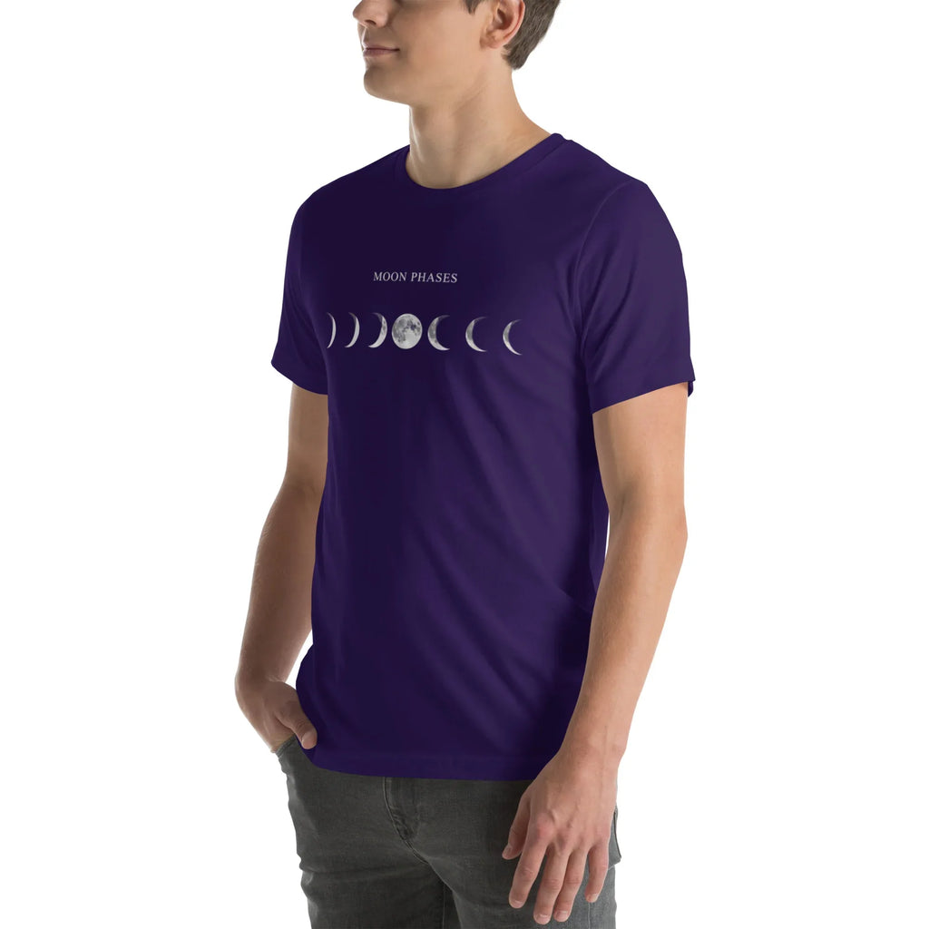 MOON PHASES unisex t-shirt - - - Printoo Shop