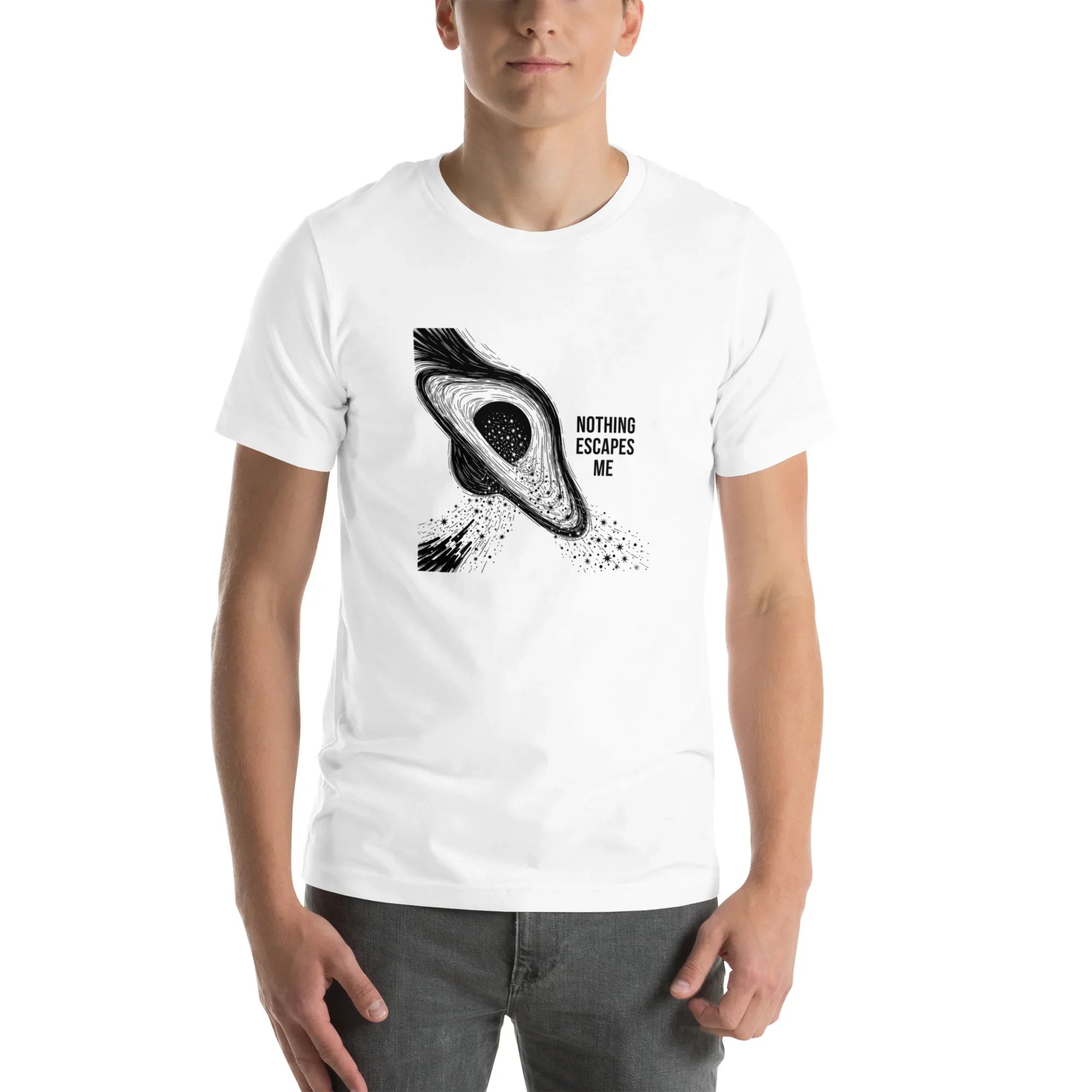 NOTHING ESCAPES ME unisex t-shirt - Printoo Shop - - Astronomy, t-shirt, unisex, Unisex Staple T-Shirt | Bella + Canvas 3001