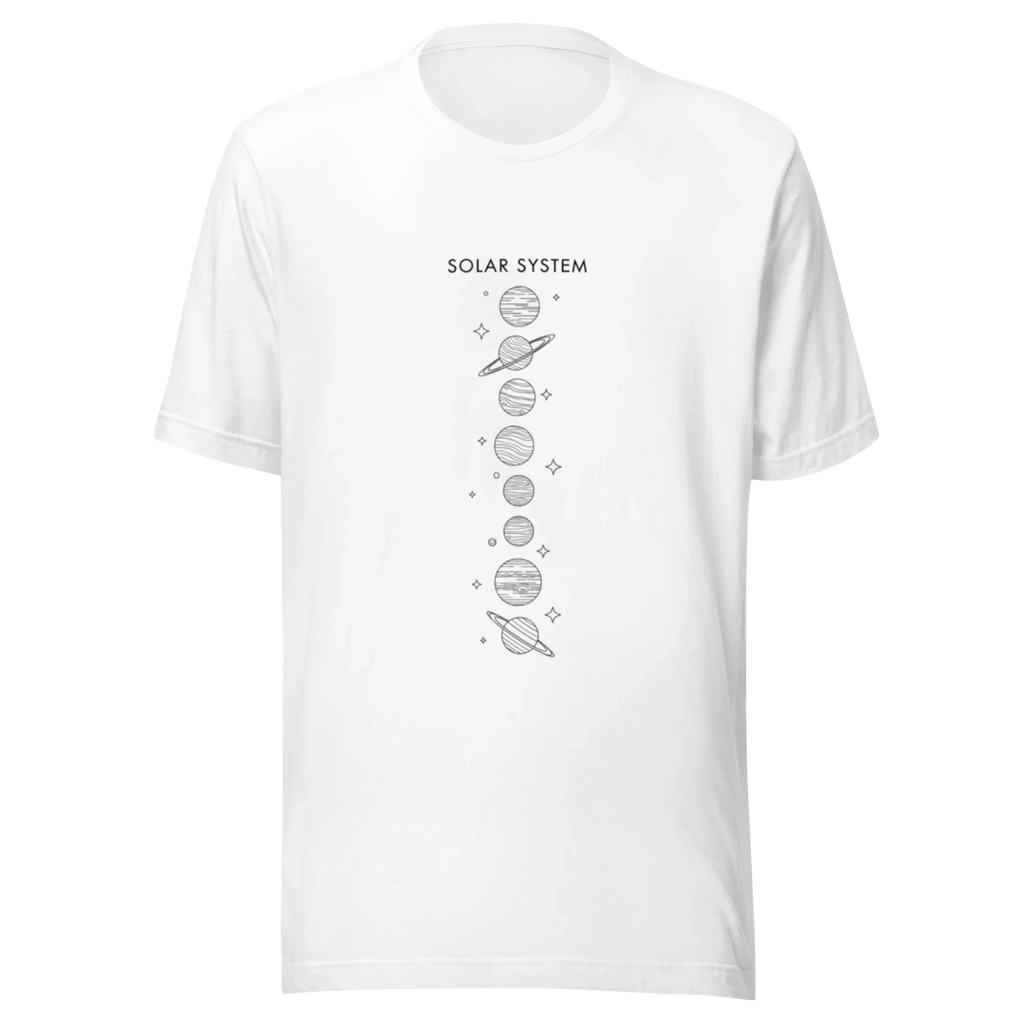 SOLAR SYSTEM unisex t-shirt - - - Printoo Shop