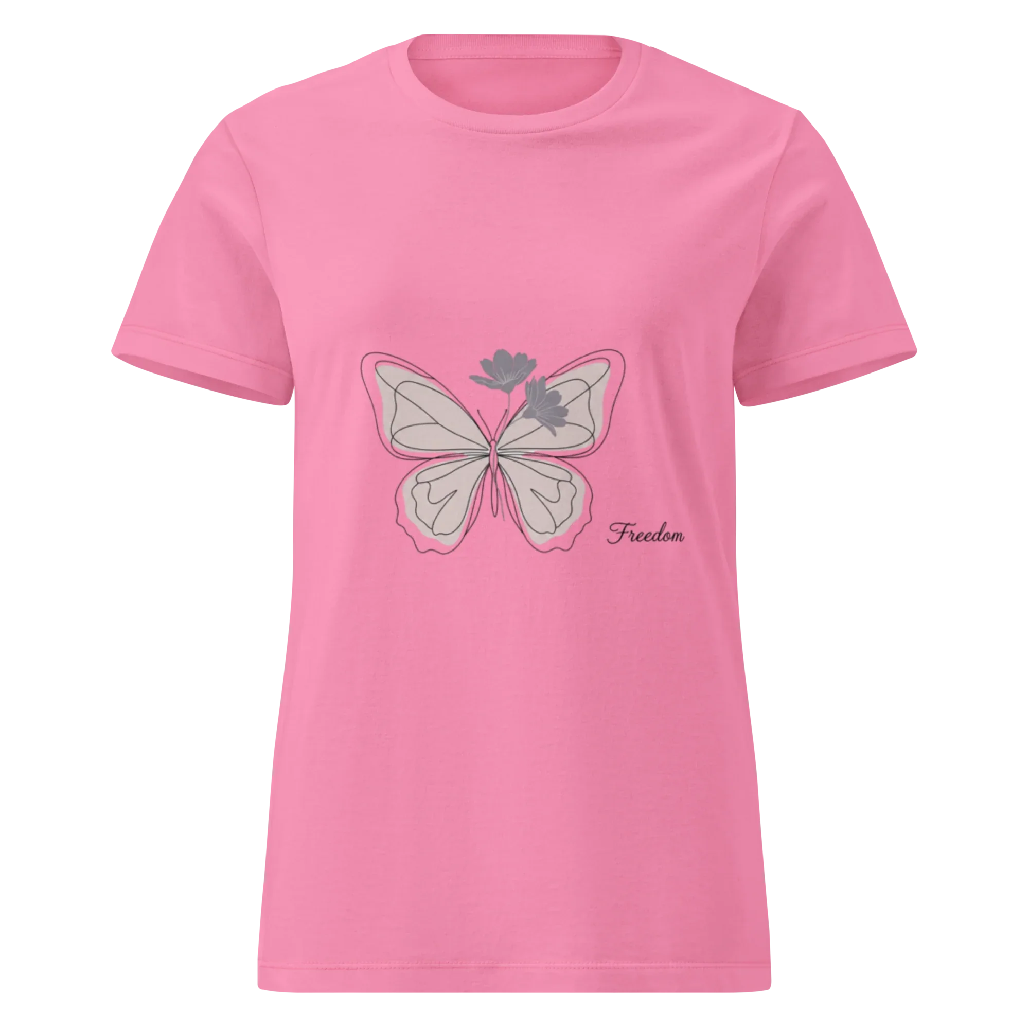 FREEDOM BUTTERFLY women’s t-shirt - - Printoo Shop -
