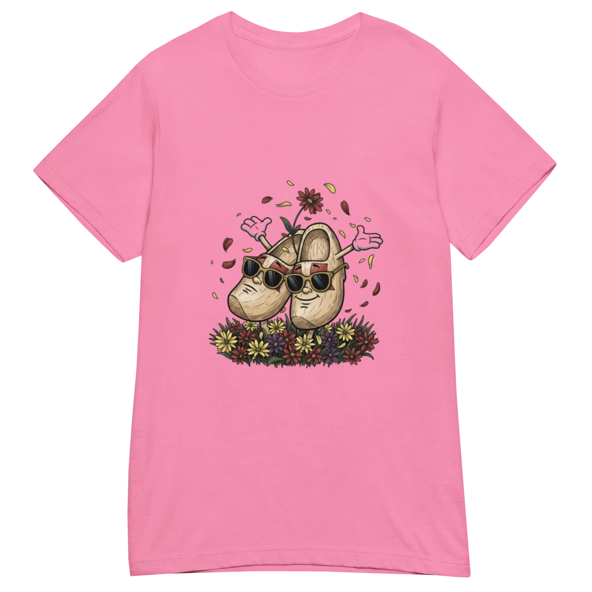 HAPPY FRIENDS women’s t-shirt - Red / S - Printoo Shop - 1206472_22182