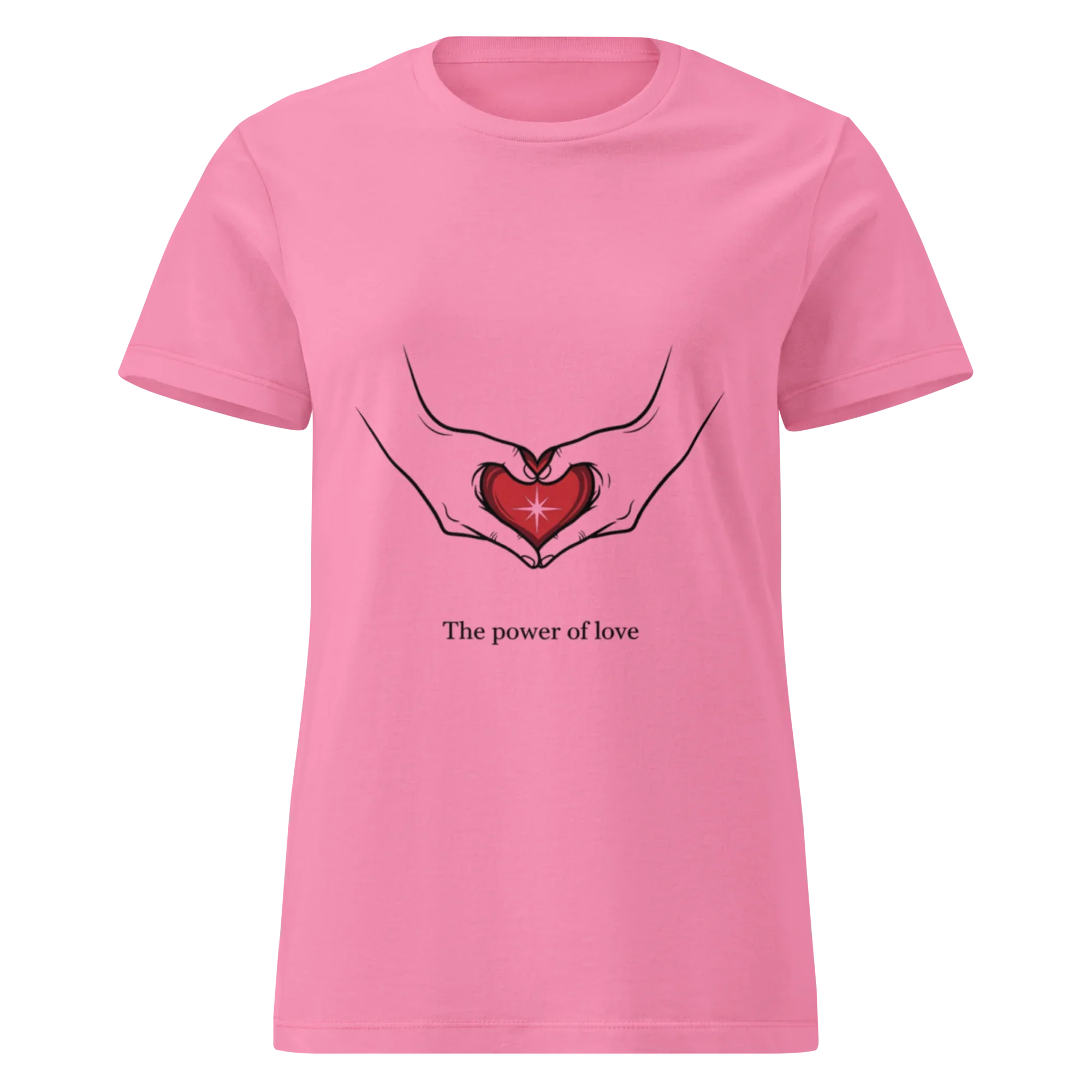 POWER OF LOVE women’s t-shirt - - Printoo Shop -
