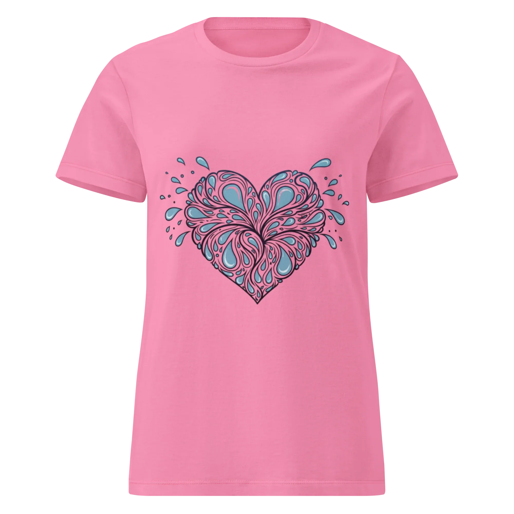 HEART OF DROPLETS women’s t-shirt - - Printoo Shop -