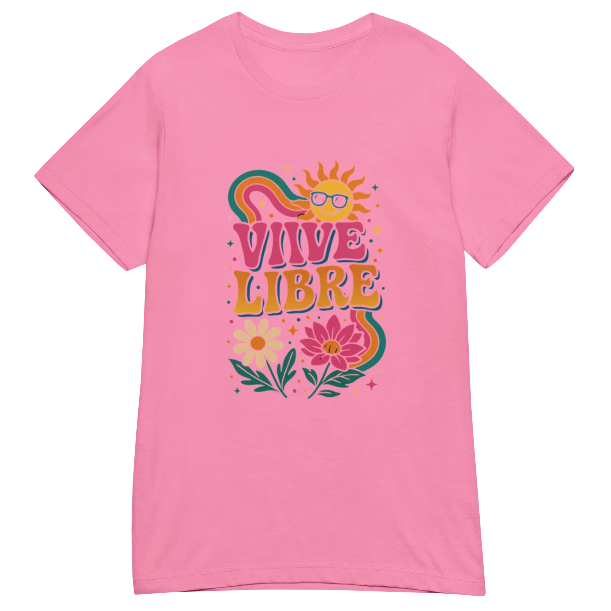 VIVE LIBRE t-shirt - Red / S - Printoo Shop - 6798672_22182