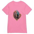 HEART OF A LION women’s t-shirt - Red / S - Printoo Shop - 5041022_22182