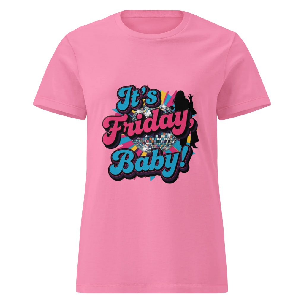 IT'S FRIDAY BABY women’s t-shirt - Azalea / S - Printoo Shop - 5082487_22174