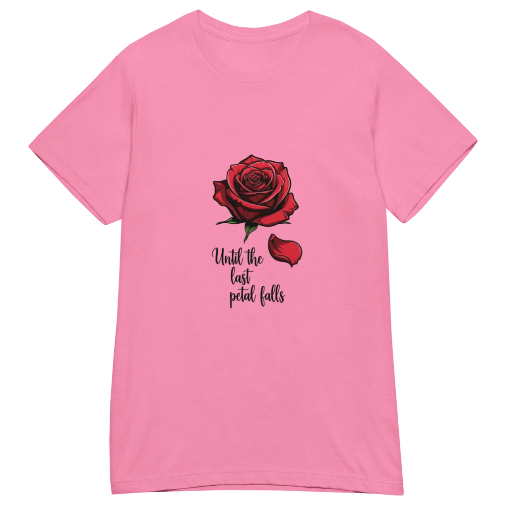 UNTIL THE LAST PETAL FALLS women’s t-shirt - Red / S - Printoo Shop - 8256819_22182