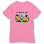 WOOD YOU BE MINE? women's t-shirt - Red / S - Printoo Shop - 6912551_22182