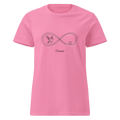 INFINITY HEART women's t-shirt - Azalea / S - Printoo Shop - 6825862_22174