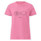 INFINITY HEART women's t-shirt - Azalea / S - Printoo Shop - 6825862_22174