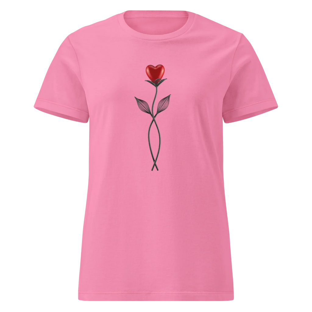 METAL BLOOM LOVE women's t-shirt - Azalea / S - Printoo Shop - 6392718_22174