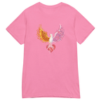 FIRE & BLOOM women's t-shirt - Heliconia / S - Printoo Shop - 6928077_22177