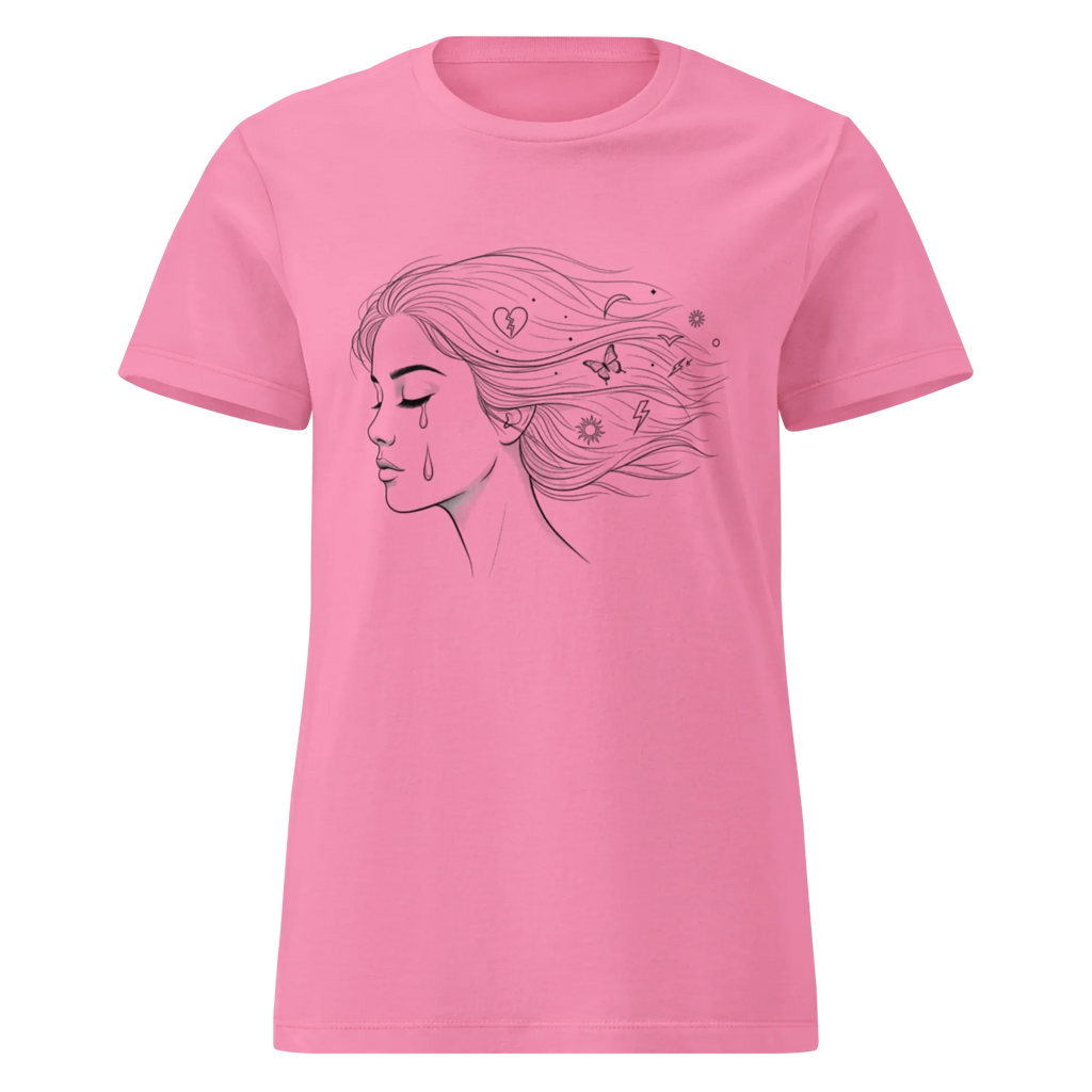 WIND-KISSED TEAR women's t-shirt - Azalea / S - Printoo Shop - 6291866_22174