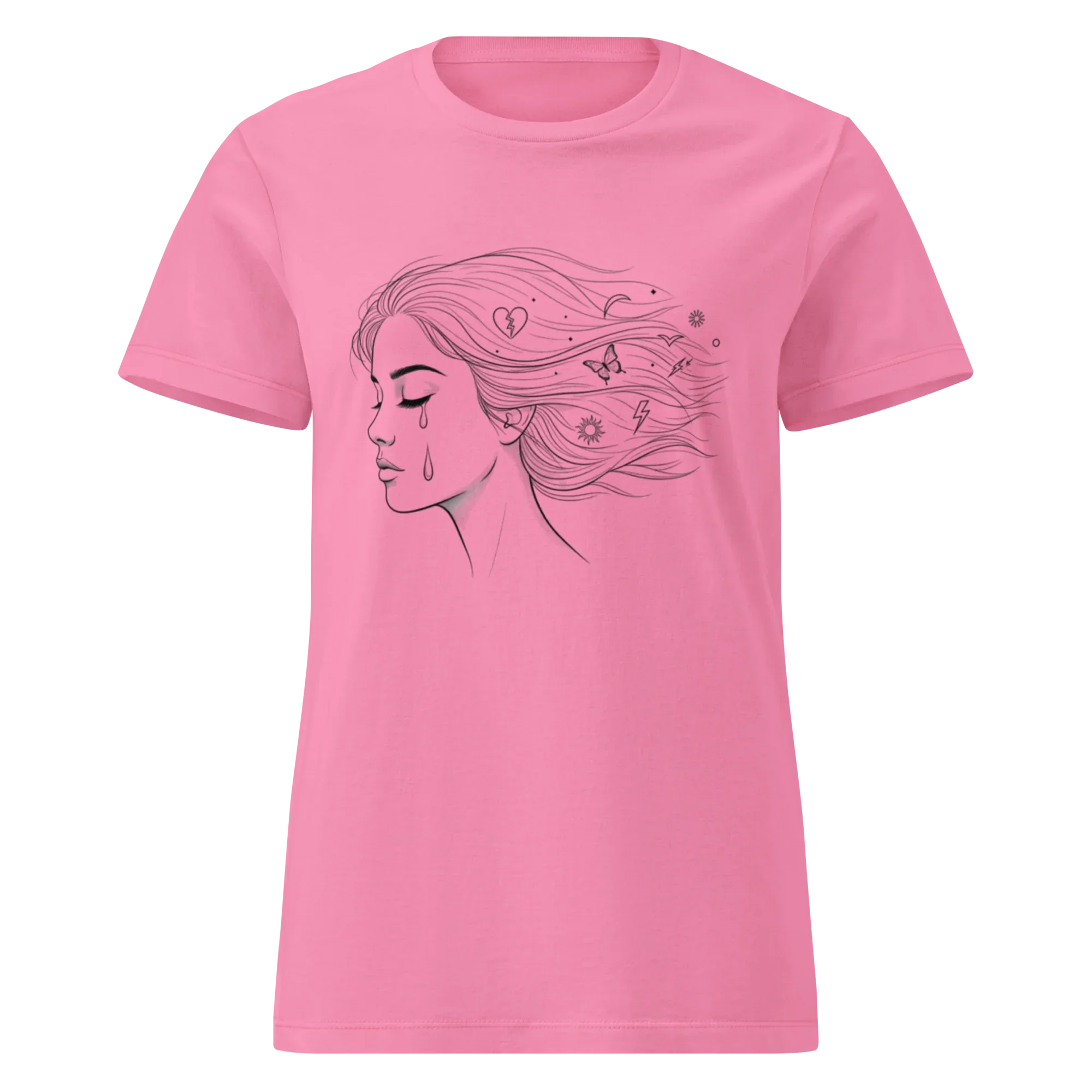 WIND-KISSED TEAR women's t-shirt - Azalea / S - Printoo Shop - 6291866_22174